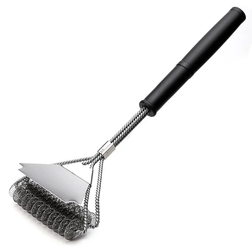 Rust Resistant Stainless Steel Bristle Free BBQ Grill Brush Cleaner
