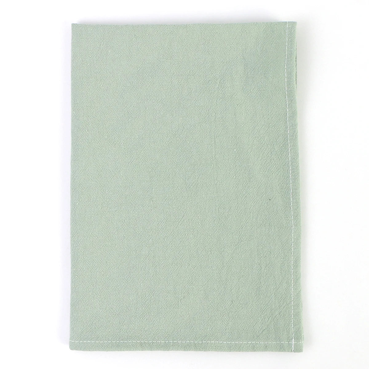 Sage Green Serving Cloth Cotton Fabric Serviette Table Towels Set