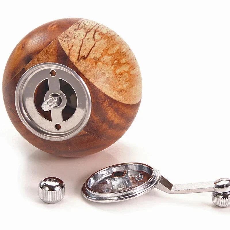 Salt and Pepper Mills Wood Pepper Grinders With Adjustable Coarseness