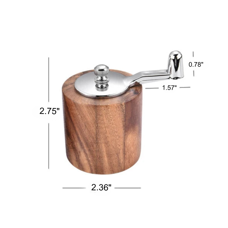 Salt and Pepper Mills Wood Pepper Grinders With Adjustable Coarseness
