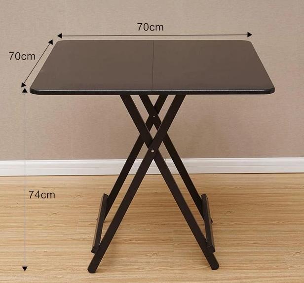 Simple Four Square Folding Home Dining Table