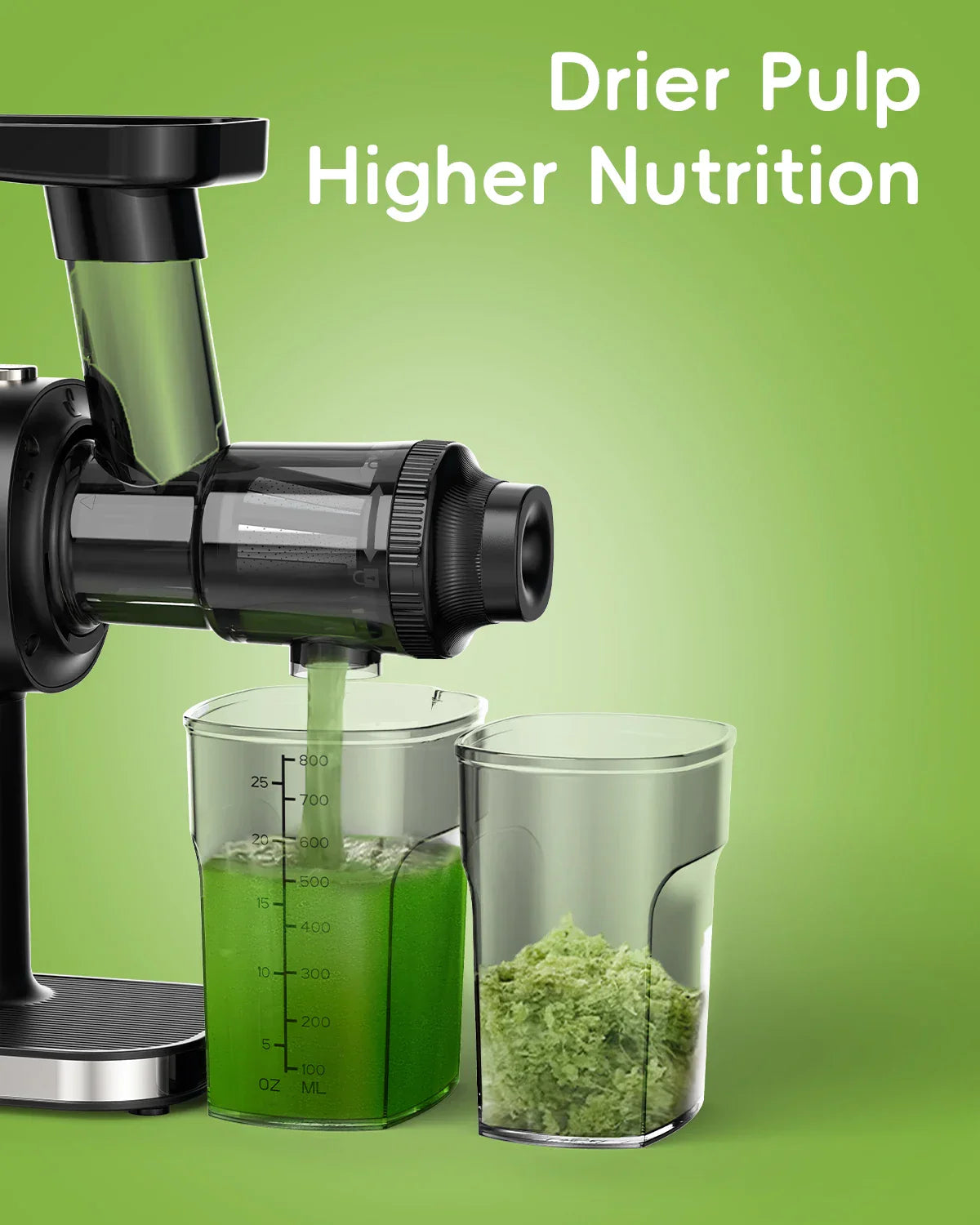 Slow Masticating Juicer Machine with Reverse Function Cold Press Juicer