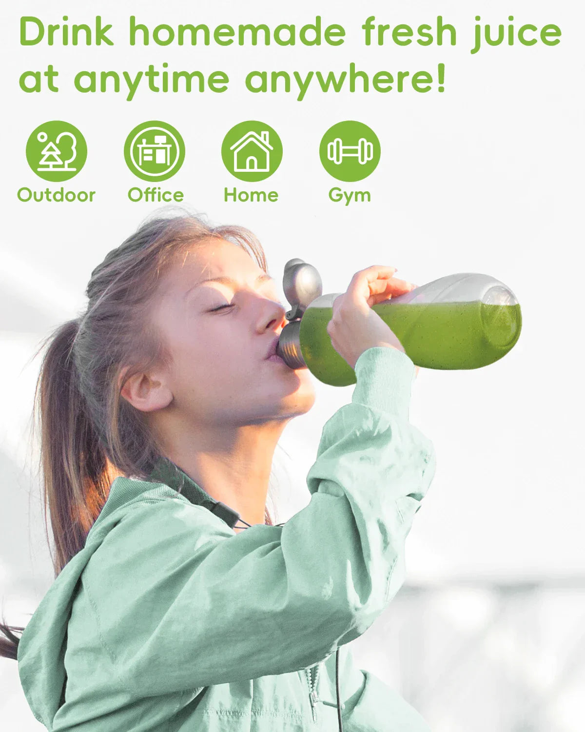 Slow Masticating Juicer Machine with Reverse Function Cold Press Juicer