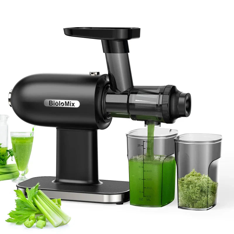 Slow Masticating Juicer Machine with Reverse Function Cold Press Juicer