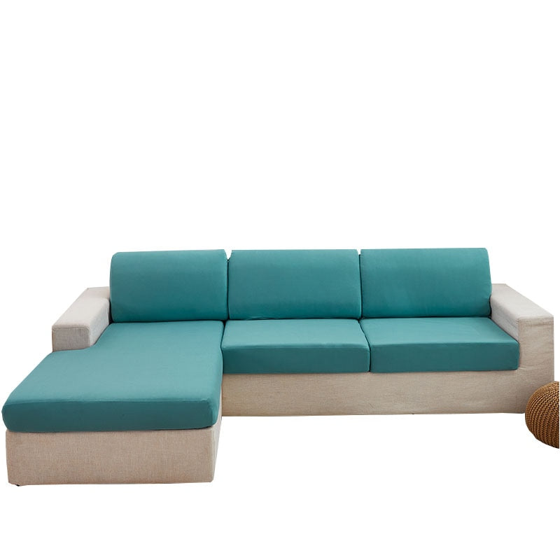 Sofa Seat Cover Solid Color Cushion Covers Couch Backrest Slipcover