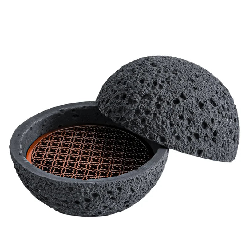 Special Lava Stone Planet Sashimi Seafood Dry Ice Serving Plate