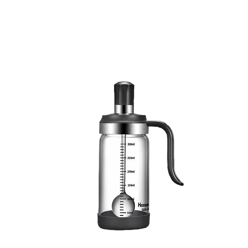 Spice Seasoning Bottle Kitchen Glass Transparent Bottle With Spoon
