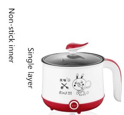 Stainless Steel Double Layer Mini Rice Cooker with Non-Stick Coating