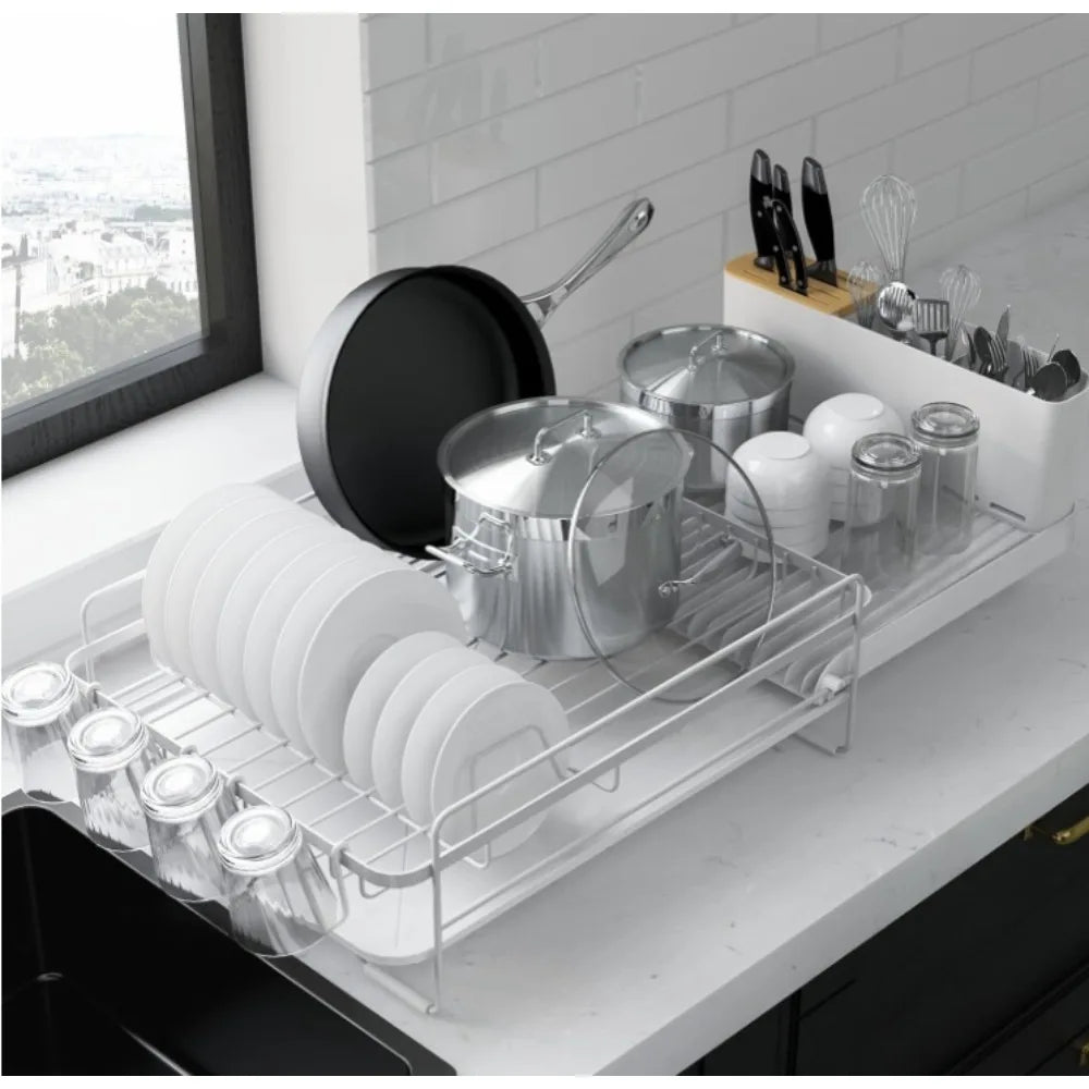 Stainless Steel Extendable Multifunctional Kitchen Dish Drying Rack