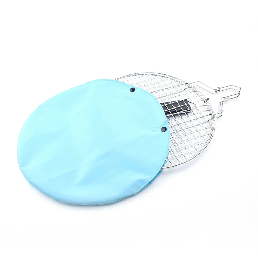 Stainless Steel Folding Grill Net Clip Square Grill Net Detachable Grill