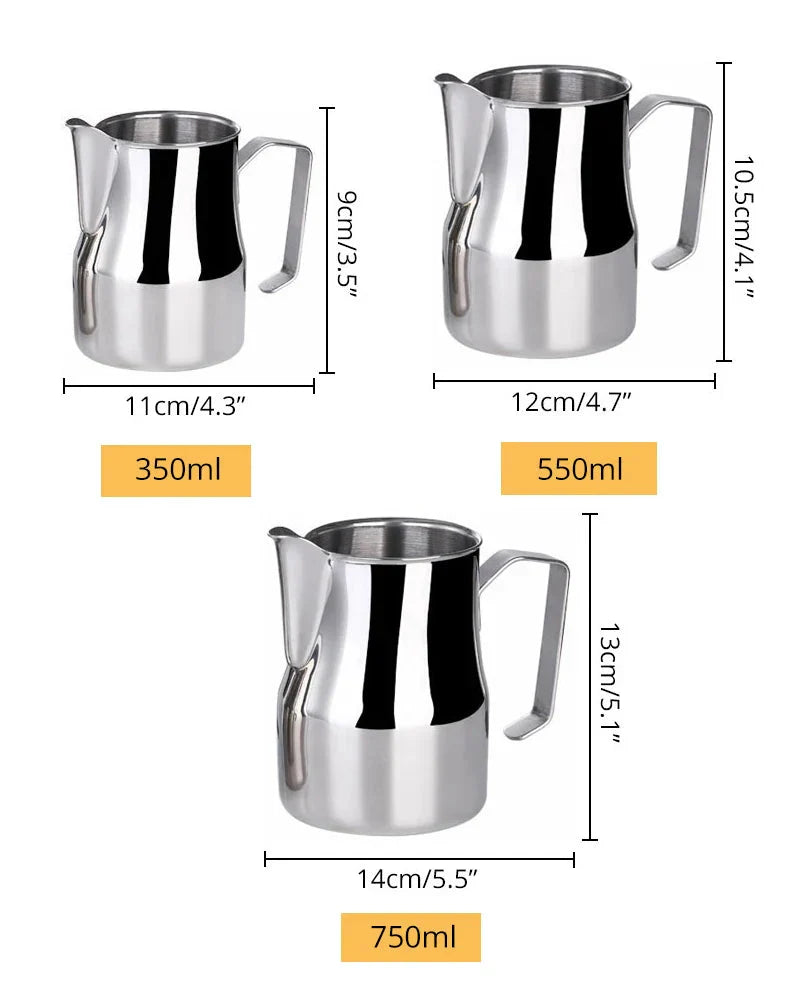 Stainless Steel Milk Frothing Pitcher Professional Milk Pitcher