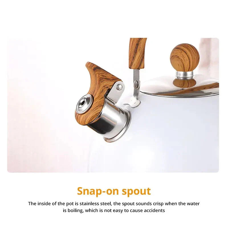 Stainless Steel Whistle Kettle Thickened Kettle Gas Induction Cooker