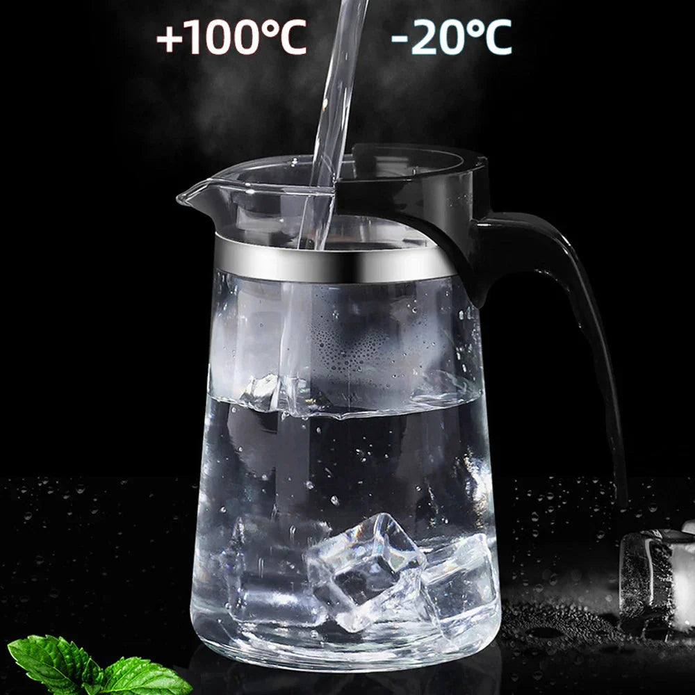 Tea Pot For Tea With Infuser Glass Kettle Heat Resistant Teapot