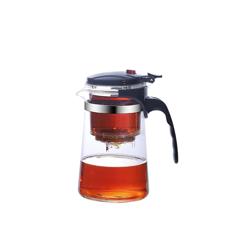 Tea Pot For Tea With Infuser Glass Kettle Heat Resistant Teapot