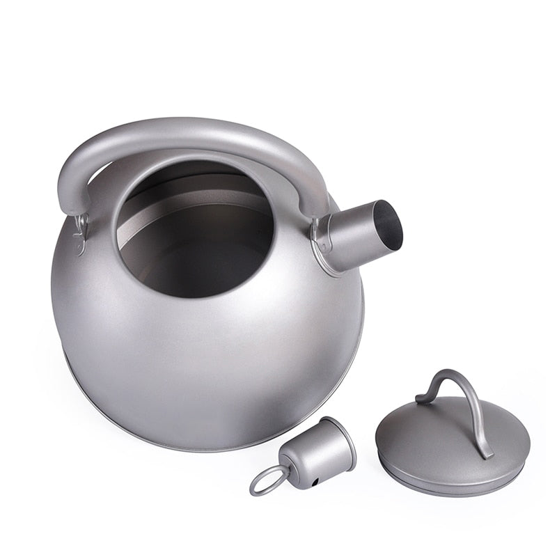 Titanium Whistling Kettle Big Capacity Water Jug Tea Pot Stovetop Pot