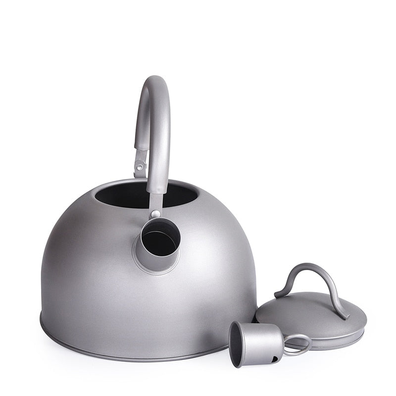 Titanium Whistling Kettle Big Capacity Water Jug Tea Pot Stovetop Pot