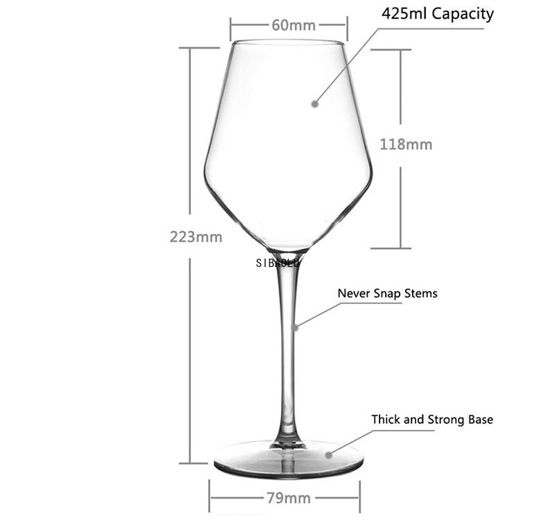 Transparent Unbreakable Silicone Plastic Wine Glass Goblet Cups
