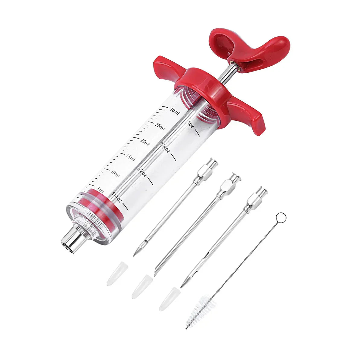 Turkey Meat Injector Syringe with 3 Marinade Injector Needles