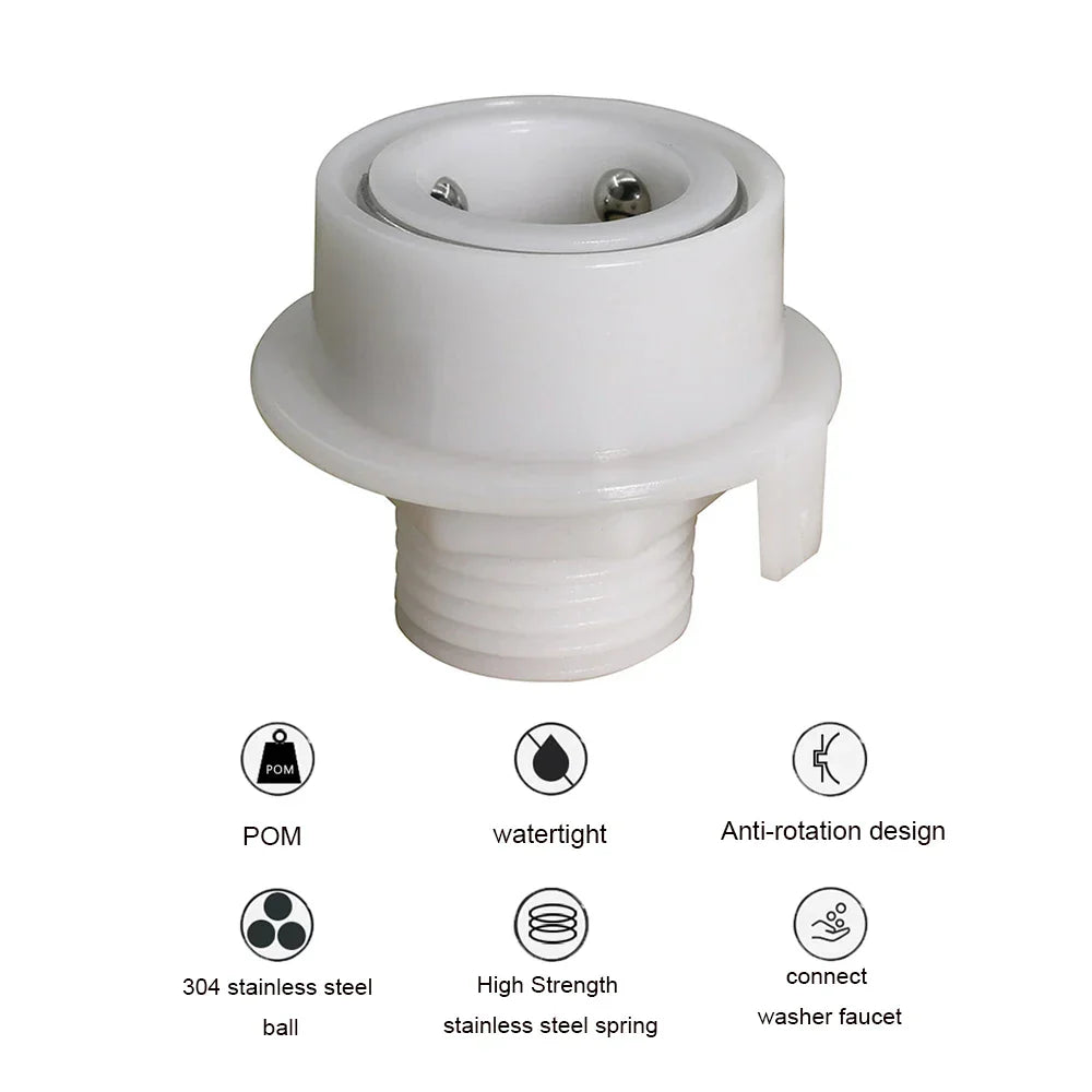 Universal Water Faucet Hose Connector Quick Connect Fitting Tap Adapter