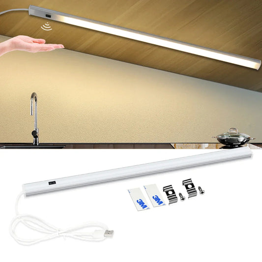 USB LED Bar Light Strip 5V Hand Scan Motion Sensor Kitchen Lamp