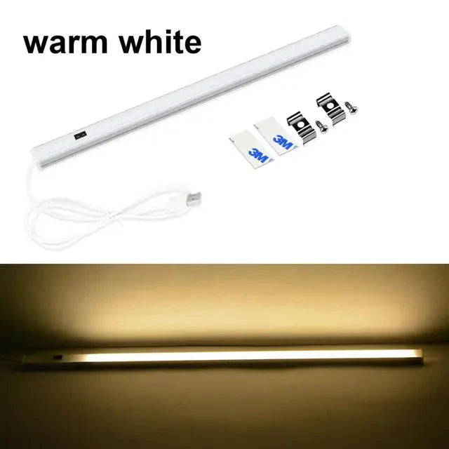USB LED Bar Light Strip 5V Hand Scan Motion Sensor Kitchen Lamp