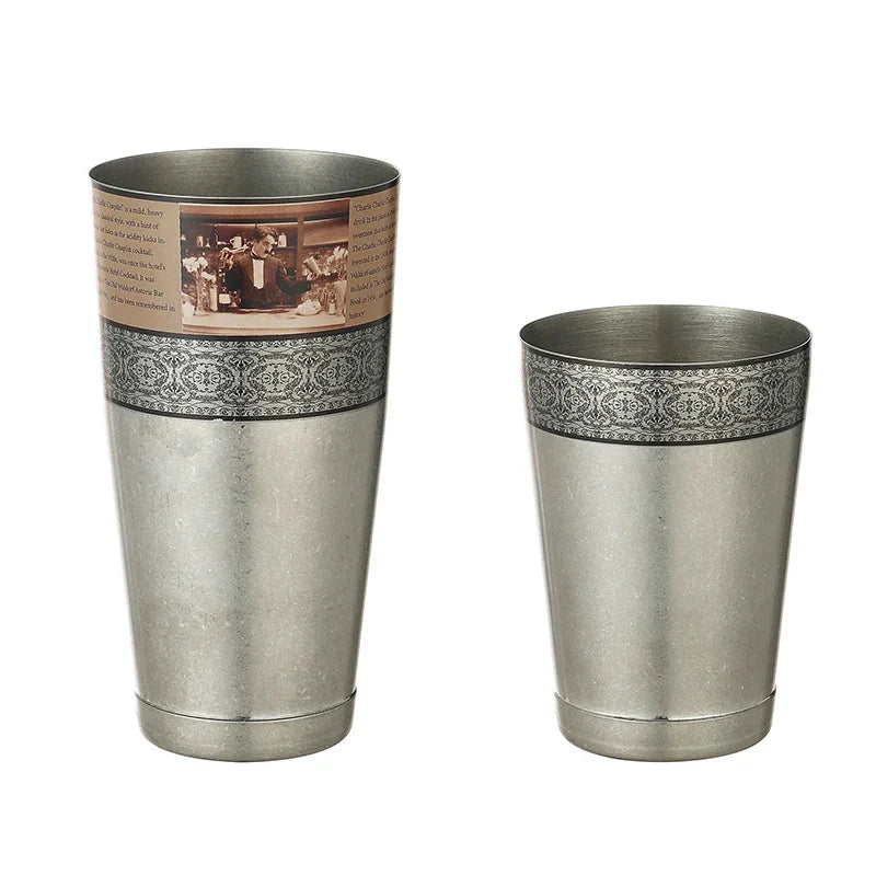 Vintage Chaplin Boston Shaker Cocktail Boston Bar Shaker Bar Tools