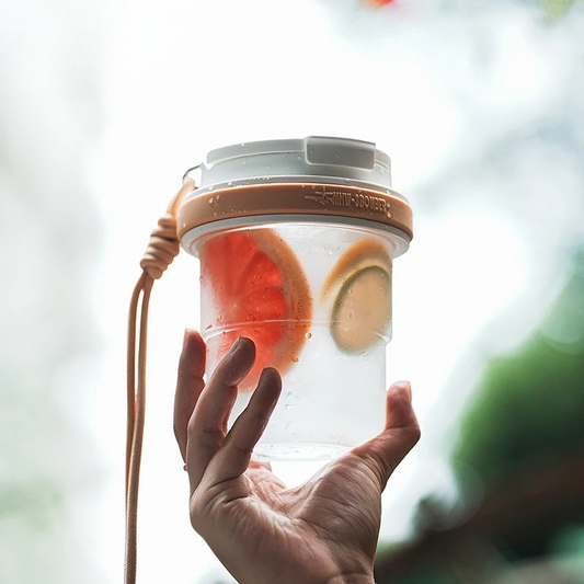 Water Leak-Proof Ice Cool Portable Coffee Cup Travel Iced Coffee Mug