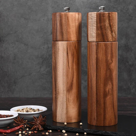 Wooden Manual Salt and Pepper Mills Grinder Kitchen Tableware Tools